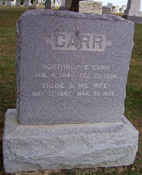 Northrop S Carr 1843 1908 Find A Grave Memorial