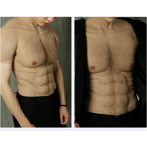 Buy Silicone Fake Chest Muscle Vest Artificial Simulation Muscles