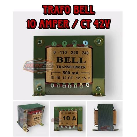 Jual Trafo A Merk Bell Transformer Travo Amper Ct V Tembaga