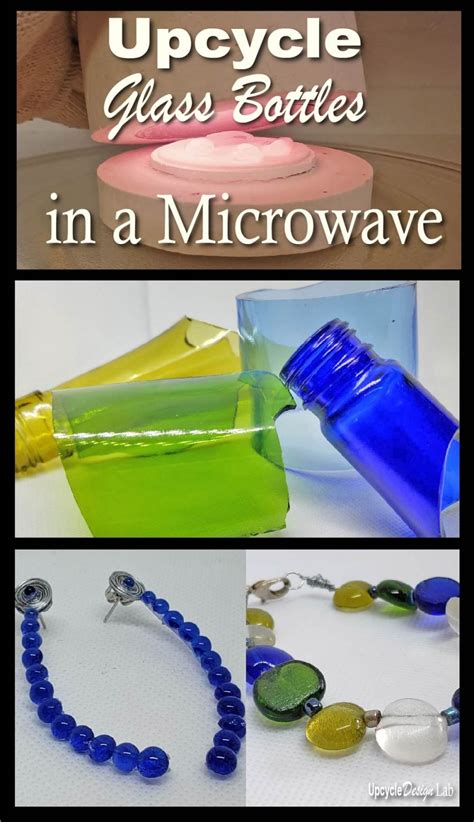 Introduction To Fusing Glass In A Microwave Kiln Upcycle Design Lab Glass Bottle Crafts