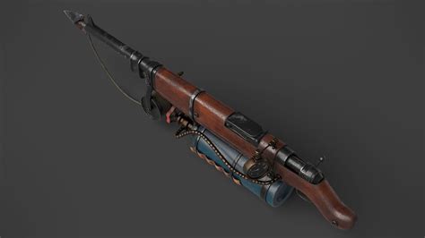 3D model Harpoon Gun VR / AR / low-poly | CGTrader