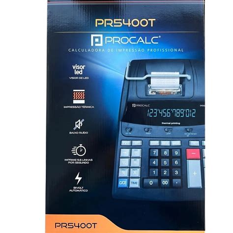 Calculadora De Mesa Procalc Pr T Impress O Profissional