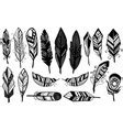 Peerless Tribal Design Of Decorative Black Vector Image