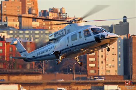 Héliports De Manhattan à New York En 2018 Sikorsky S76 Helicopassion