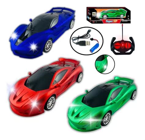 Carrinho Controle Remoto Toy King Maclaren Recarreg Vel Led