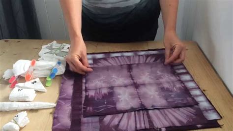 Shibori folding tutorial - YouTube