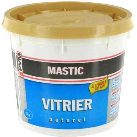 Mastic Vitrier Pvm Naturel Pot Kg Cdiscount Bricolage