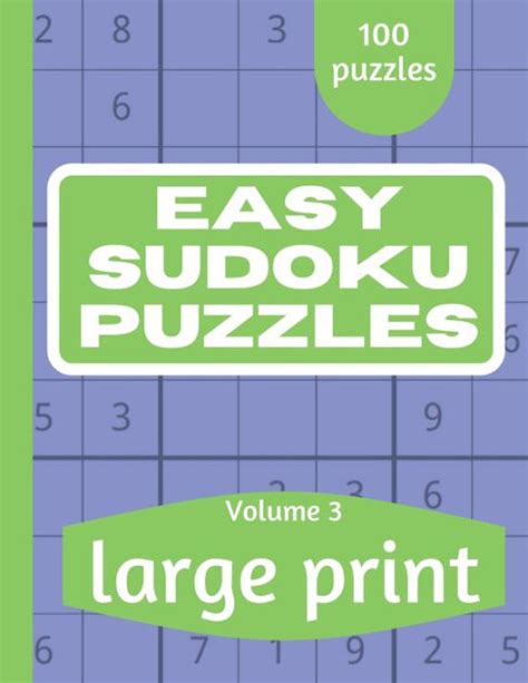 Easy Sudoku Puzzles Sudoku Puzzle Book For Everyone With Solution Vol