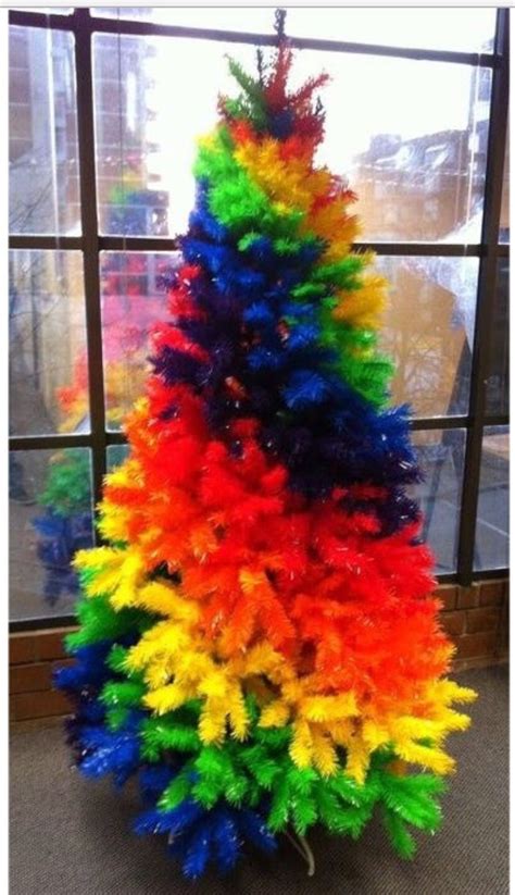 Rainbow Christmas Tree Decorations