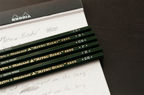 Uni Mitsubishi 9800 Pencil Review — The Pen Addict