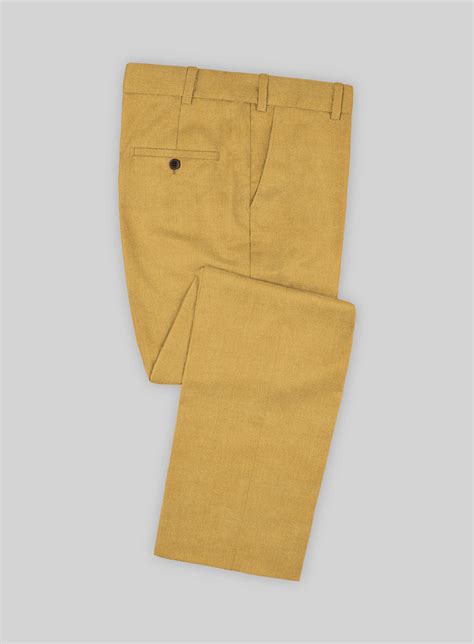 Marco Stretch Mustard Wool Suit Studiosuits