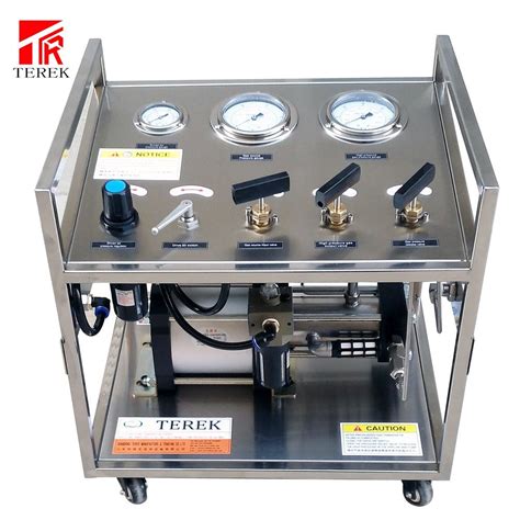 Terek Brand Oxygen Co2 Gas Automatic Filling Nitrogen Booster Pump For Gas Cylinder Transfer