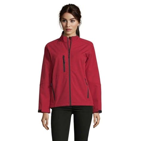 Sol S Veste Femme Zipp E Softshell Roxy Rouge Piment Xl Leroy