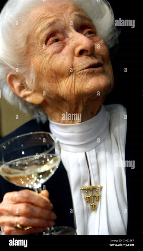 Italian Neurologist And Senator For Life Rita Levi Montalcini Nobel