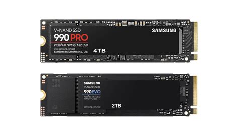 Samsungs Pcie Gen 4 Ssds The 990 Pro And 990 Evo Start From 149 99