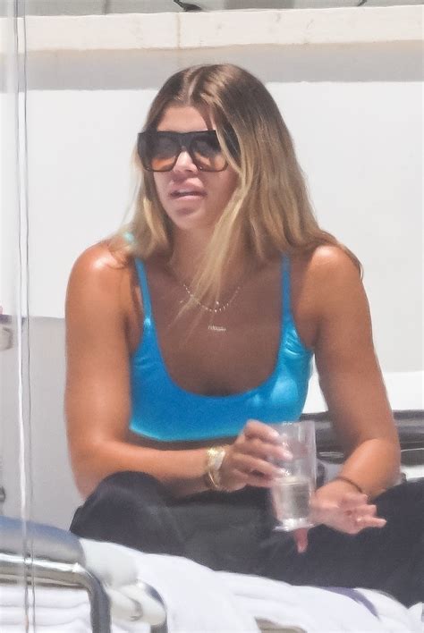 Sofia Richie In Malibu Wearing Sexy Blue Bikini 39 Photos The Fappening