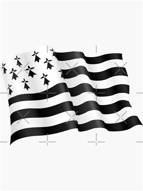 "Breton flag" Sticker for Sale by 1enchik | Redbubble