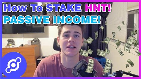 How To Stake Hnt To Earn Passive Income Staking Helium Youtube