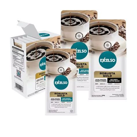 Excelso Kopi Robusta Gold Bubuk Gram Gram Sachet