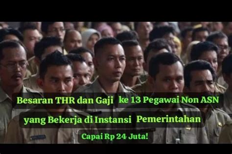 Thr Segera Cair Intip Besaran Thr Dan Gaji Ke Pegawai Non Asn