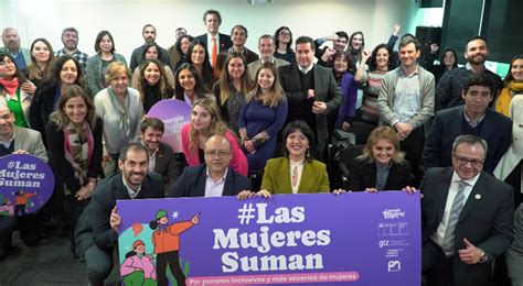 Campaña Las Mujeres Suman busca incentivar paneles de discusión más