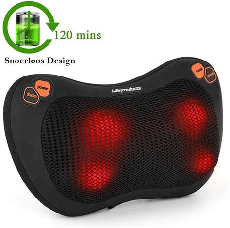 Bol Lifeproducts Draadloos Massagekussen Shiatsu Massage