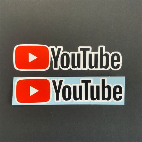 YouTube Vinyl Sticker Youtuber Sticker Videographer Etsy