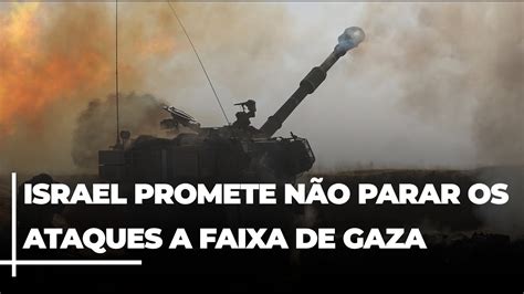 Israel promete não interromper os ataques a Gaza até que haja silêncio