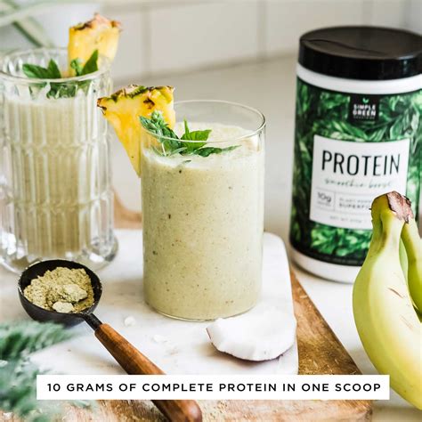 Plant-Based Protein Powder | Protein Smoothie Boost– Simple Green Smoothies