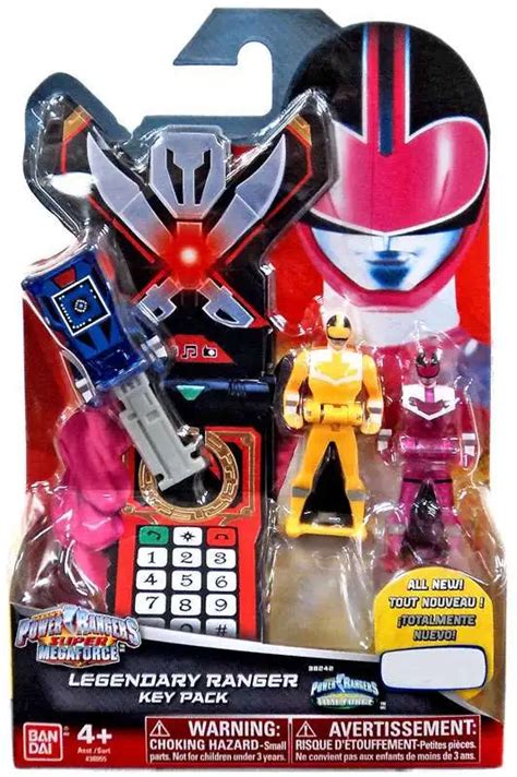 Power Rangers Super Megaforce Operation Overdrive Legendary Ranger Key Pack Roleplay Toy Yellow