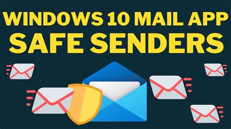 How To Add Safe Senders In Windows 10 Mail YouTube