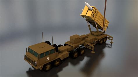 Mim Patriot Missile Launcher Lkw Der Us Armee D Modell C D