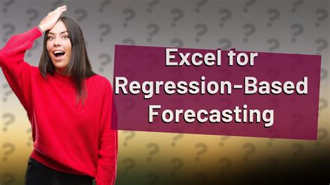 How Can I Use Excel For Regression Based Forecasting Youtube