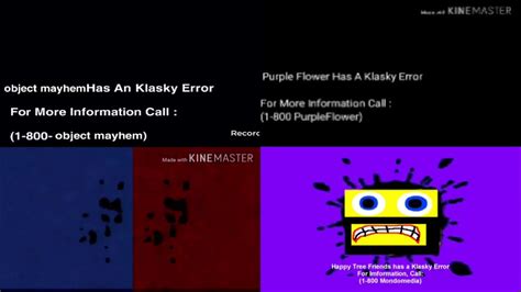 Klasky Csupo Error Quadparison 22 Ft Mclm410 And Htf Cuddles Youtube