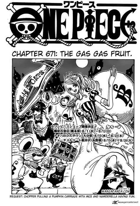 One Piece Chapter 671 Gasu Gasu No Mi Bleach Story Role Play Wiki