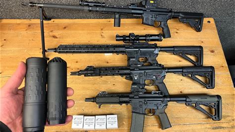 HUXWRX Flow 5 56K Versus SilencerCo Velos LBP 5 56 On Four Different