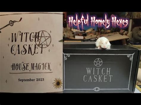 Witch Casket September Unboxing Theme House Magick Magickal