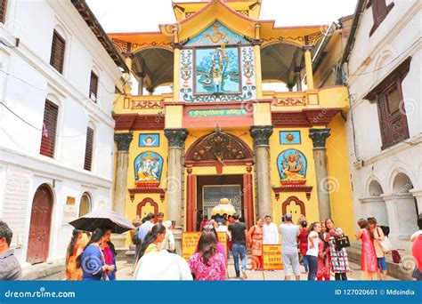 Templo De Pashupatinath Kathmandu Nepal Foto Editorial Imagem De