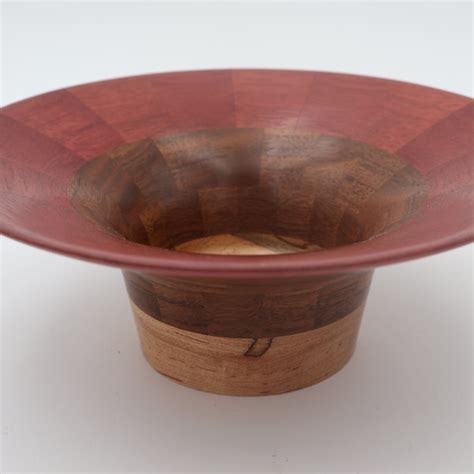 Woodturned Segment Bowls Etsy