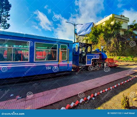 Famous Darjeeling Toy Train at the Ghoom Train Station, Darjeeling Editorial Photography - Image ...