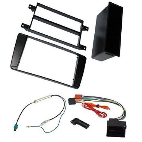 Kit Adaptateur Autoradio Din Avec Vide Poche Noir Skoda Fabia