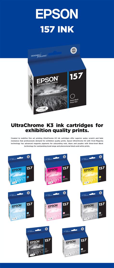 Buy Epson 157 Ink Cartridge Light Light Black Printers Scorptec