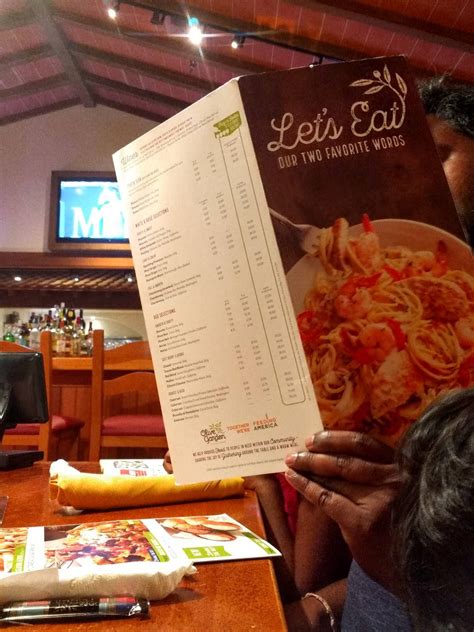 Menu At Olive Garden Italian Restaurant Lynchburg