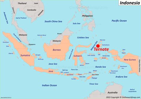 Ternate Map | Indonesia | Discover Ternate Island And Ternate City with ...