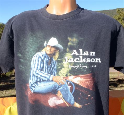 Vintage 90s T Shirt Alan Jackson Country Music Concert Tour Etsy