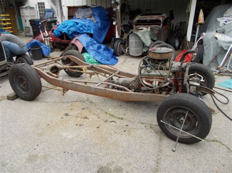 1933 Ford Chassis 1934 Street Rod 33 34 Rat Hot Gasser Sac Tci Sb Chevy Bandm Coup Classic Ford