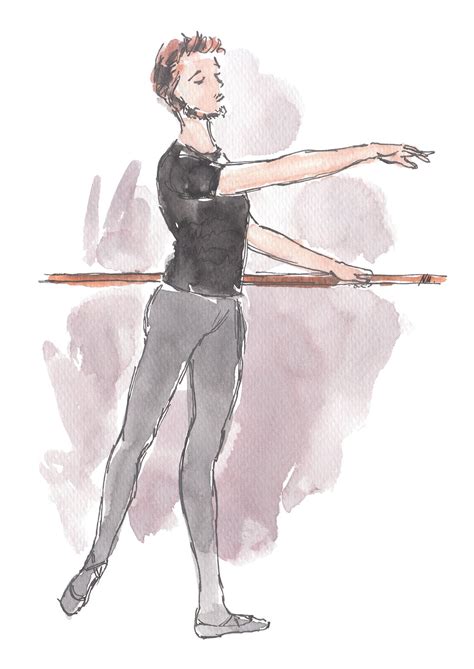 Ballet Dancer Drawing Ballet Drawings Male Ballet Dancers Dancing