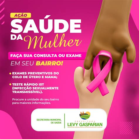 Outubro Rosa A O Sa De Da Mulher Munic Pio De Comendador Levy