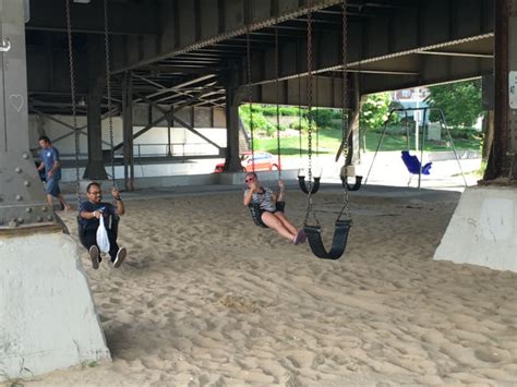 Holton Street Bridge Swing Park Is Still One Of Milwaukees Hidden Gems