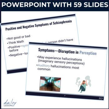 Psychology Schizophrenia Ppt With Guided Notes By Dailey Lessons